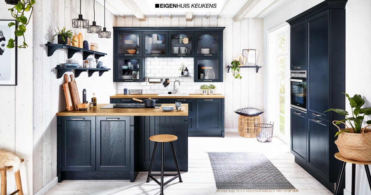 Blauwe keuken kopen? inspiratie | Eigenhuis Keukens