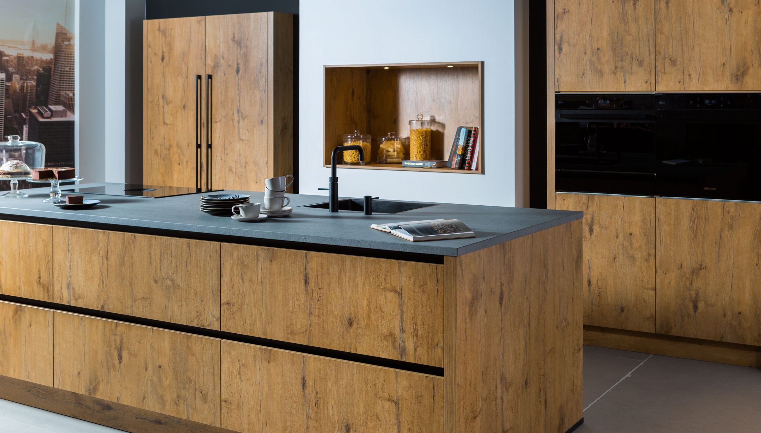 Nieuwe houten ECOOK keuken | Showroom Houten | Eigenhuis Keukens