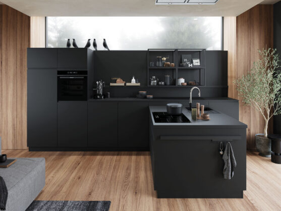 Zwarte concept130 keuken | Eigenhuis Keukens